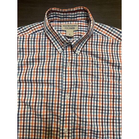 Duluth Trading Co Other - Duluth Trading Medium Wrinkle‎ Fighter Multicolor Plaid L/S Button Down Shirt